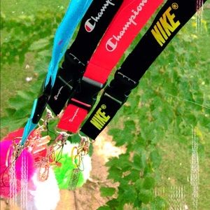 keychain resin letters w/ furball